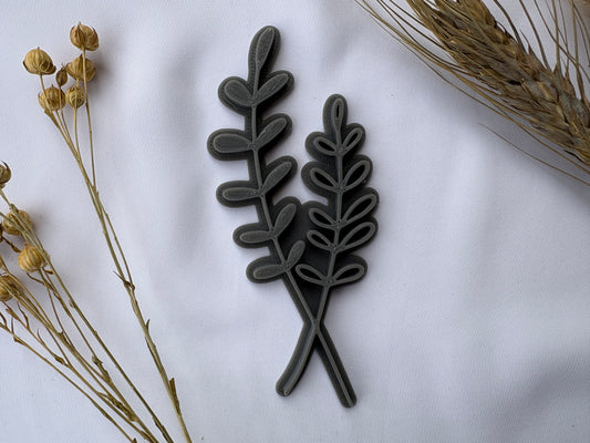 Keramikstempel / Tonstempel / Gräser / Blätter / 3D Druck