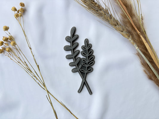 Keramikstempel / Tonstempel / Gräser / Blätter / 3D Druck