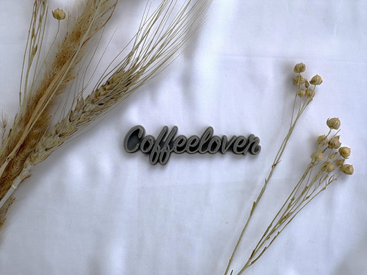 Keramikstempel / Tonstempel / Spruch / Coffee / Kaffee / Coffeelover / Kaffeeliebhaber /  3D Druck