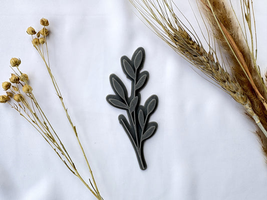 Keramikstempel / Tonstempel / 3D Druck / Gräser / Blätter