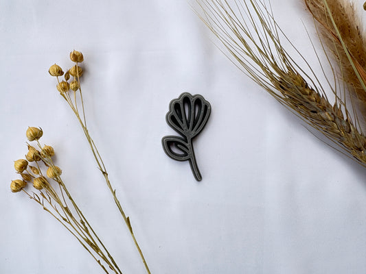 Keramikstempel / Tonstempel / Blume / Frühling / 3D Druck