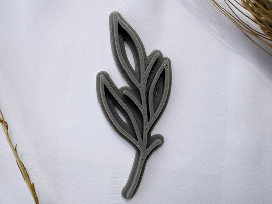 Keramikstempel / Tonstempel / 3D Druck / Gräser / Blätter