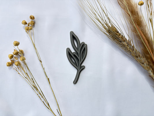 Keramikstempel / Tonstempel / 3D Druck / Gräser / Blätter
