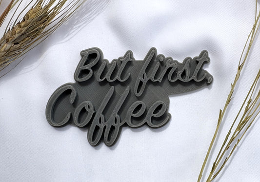 Keramikstempel / Tonstempel / Spruch / Coffee / Kaffee / 3D Druck