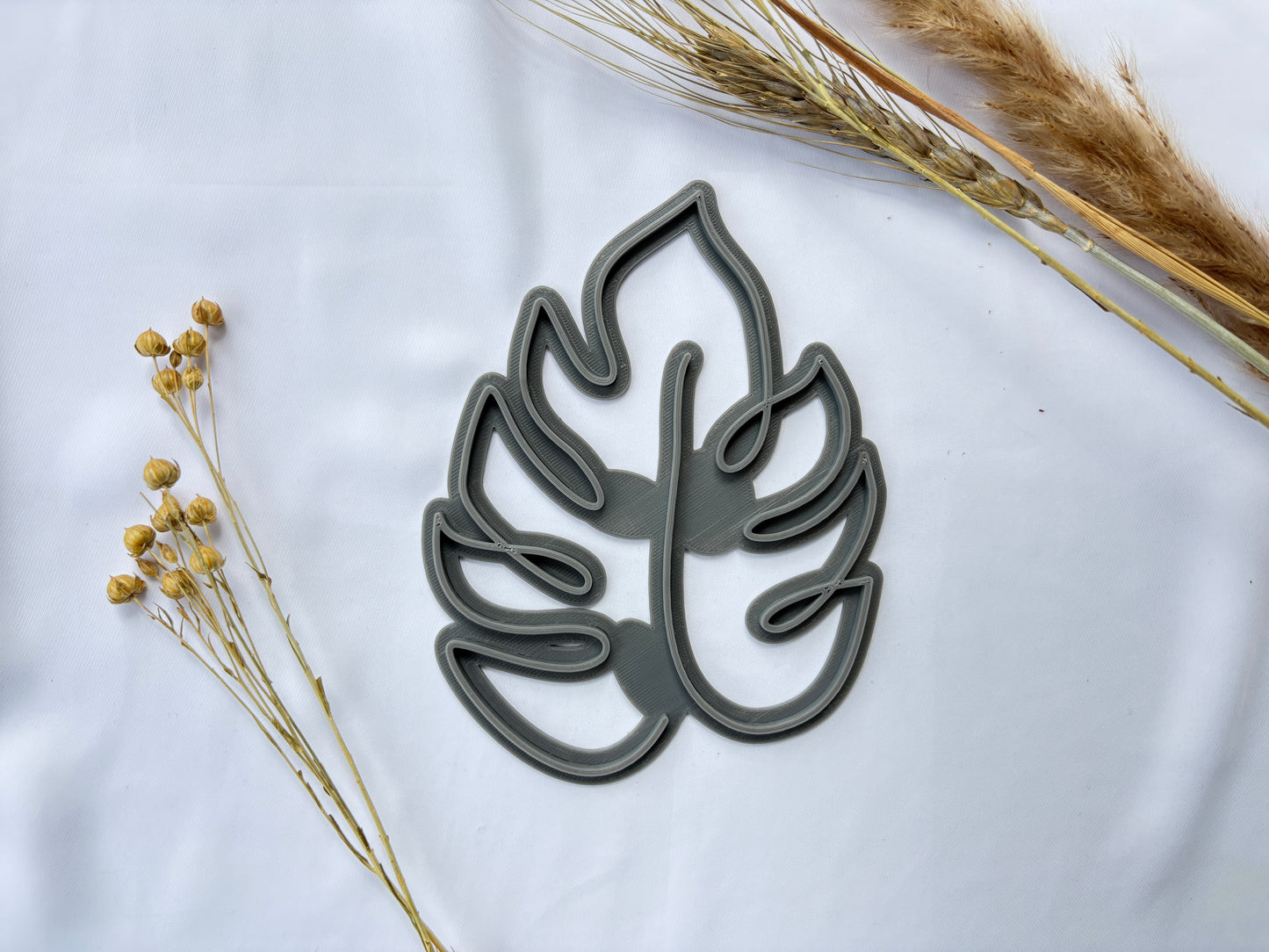 Keramikstempel / Tonstempel / Blatt / 3D Druck