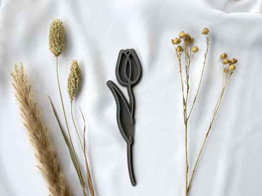 Keramikstempel / Tonstempel / Tulpe / Blume / 3D Druck