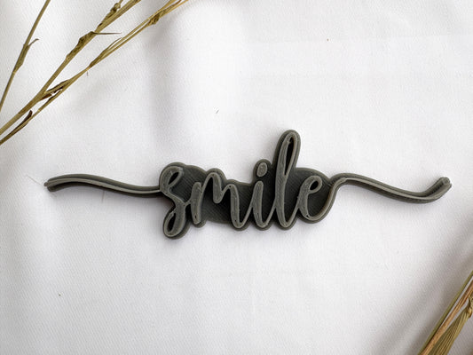 Keramikstempel / Tonstempel / Smile / 3D Druck