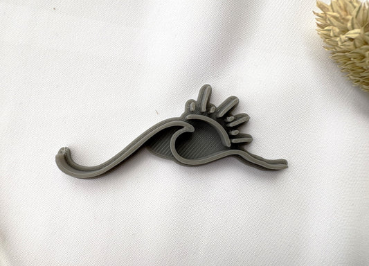 Keramikstempel / Tonstempel / Sonne + Welle / 3D Druck