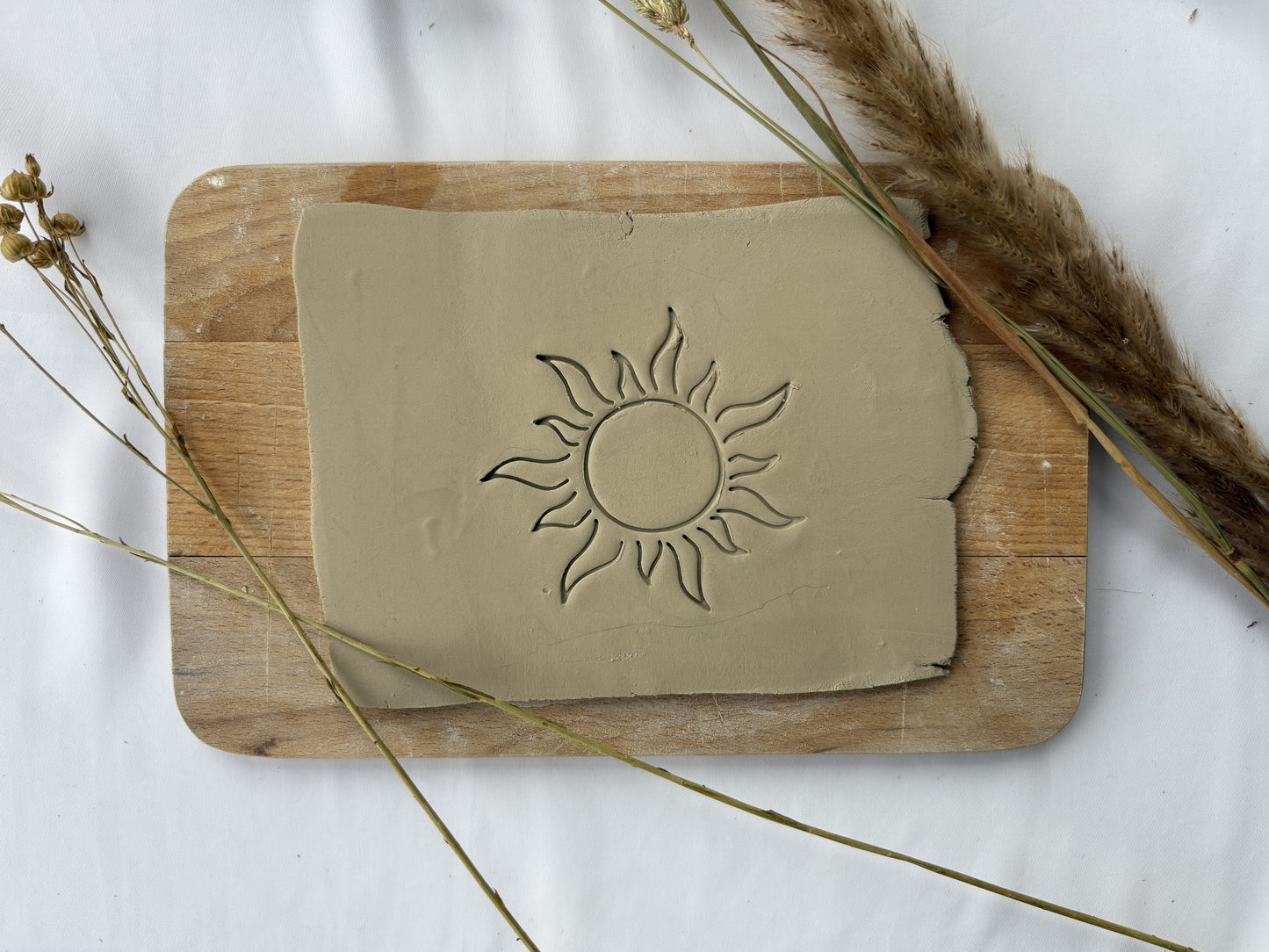 Keramikstempel / Tonstempel / Sonne / Sommer / 3D Druck