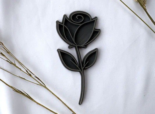 Keramikstempel / Tonstempel / Rose / 3D Druck