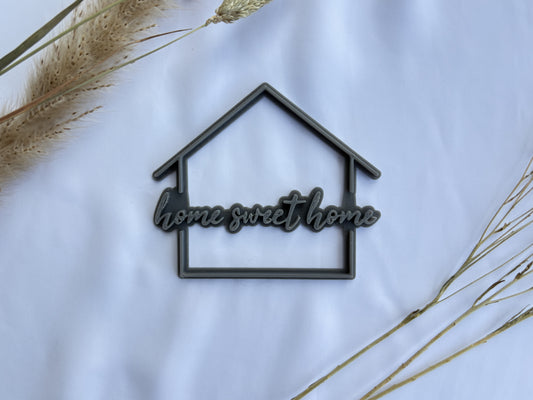 Keramikstempel / Tonstempel / home sweet home / zu Hause / 3D Druck