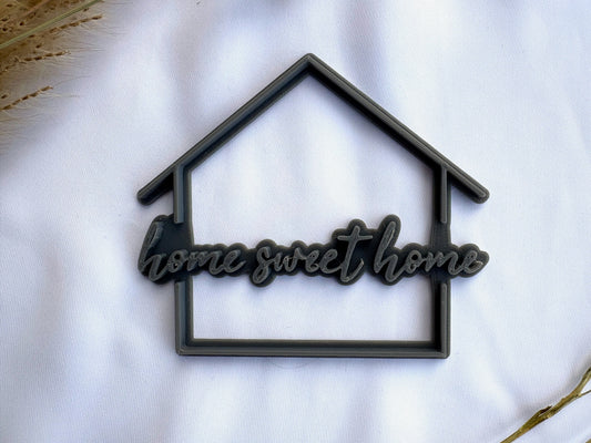 Keramikstempel / Tonstempel / home sweet home / zu Hause / 3D Druck