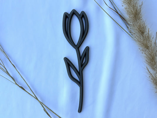 Keramikstempel / Tonstempel / Tulpe / Blume / 3D Druck