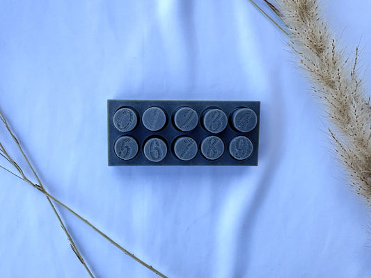 Keramikstempel / Tonstempel / Nummernset / Zahlen / 3D Druck