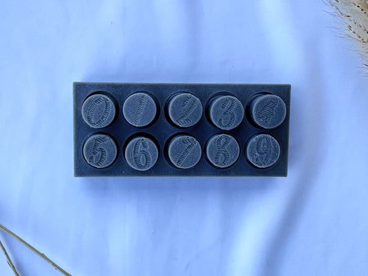 Keramikstempel / Tonstempel / Nummernset / Zahlen / 3D Druck