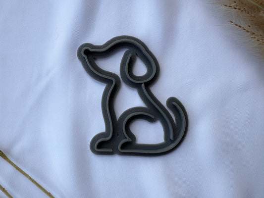 Keramikstempel / Tonstempel / Hund / 3D Druck